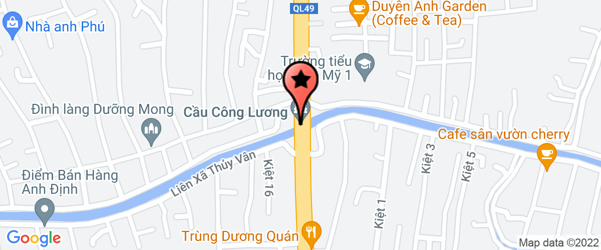 Map go to Thuy Van Elementary School