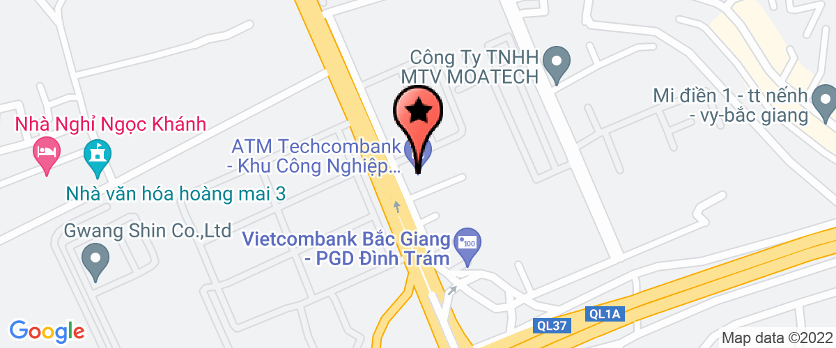 Map go to Hoang Gia Food Joint Stock Company