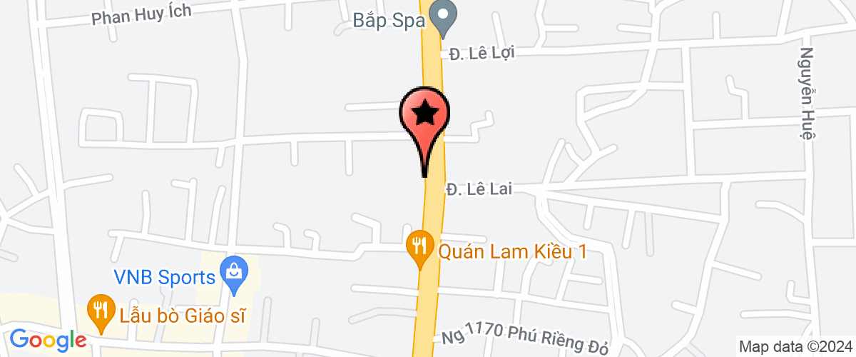 Map go to mot thanh vien Kim Thoa Company Limited