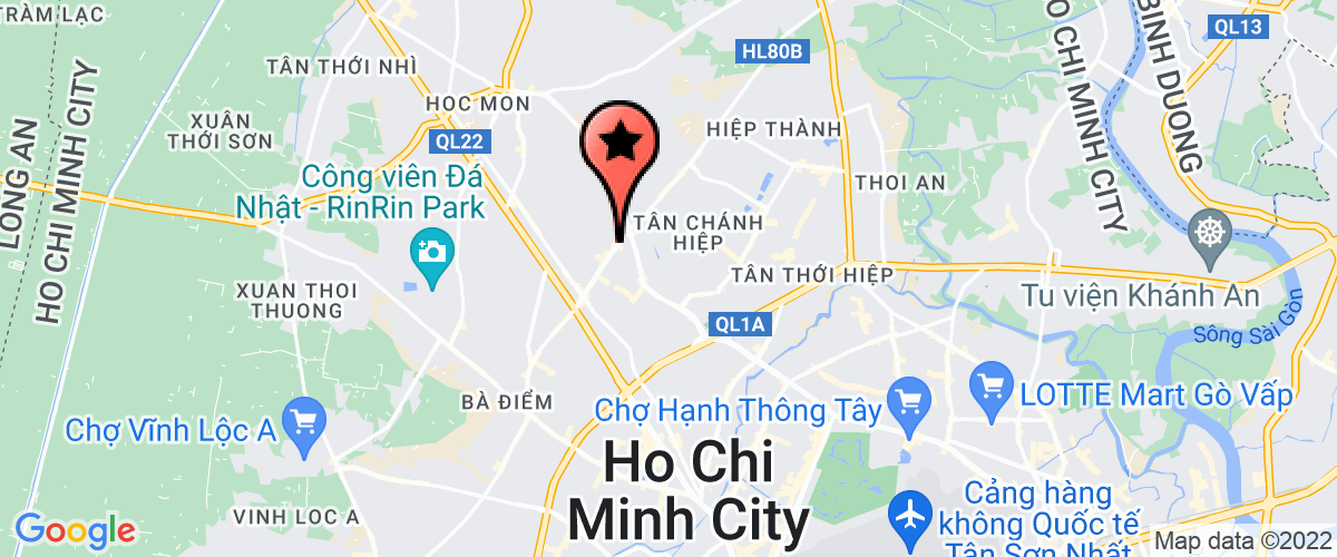 Map go to Khanh Hoang Footwear Prouduction Company Limited