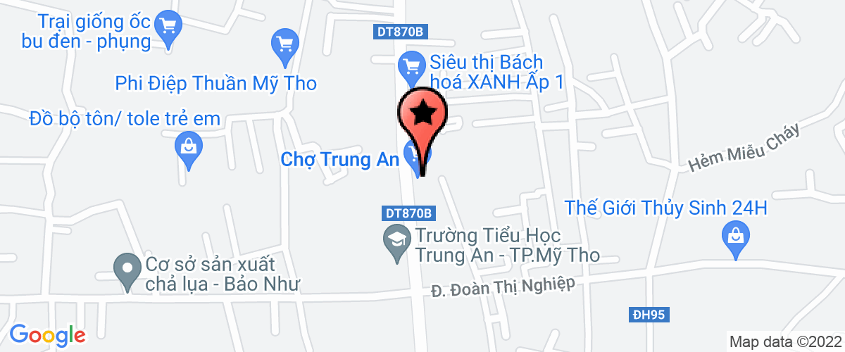 Bản đồ đến Công Ty Trách Nhiệm Hữu Hạn Tân Kim Tiền Giang
