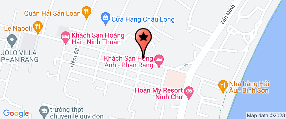 Map go to Resort Vinh Hy Bay Company Limited