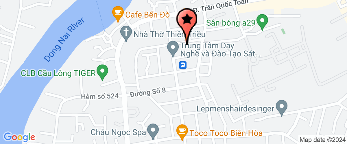 Map go to Boc Xep Anh Vy Company Limited