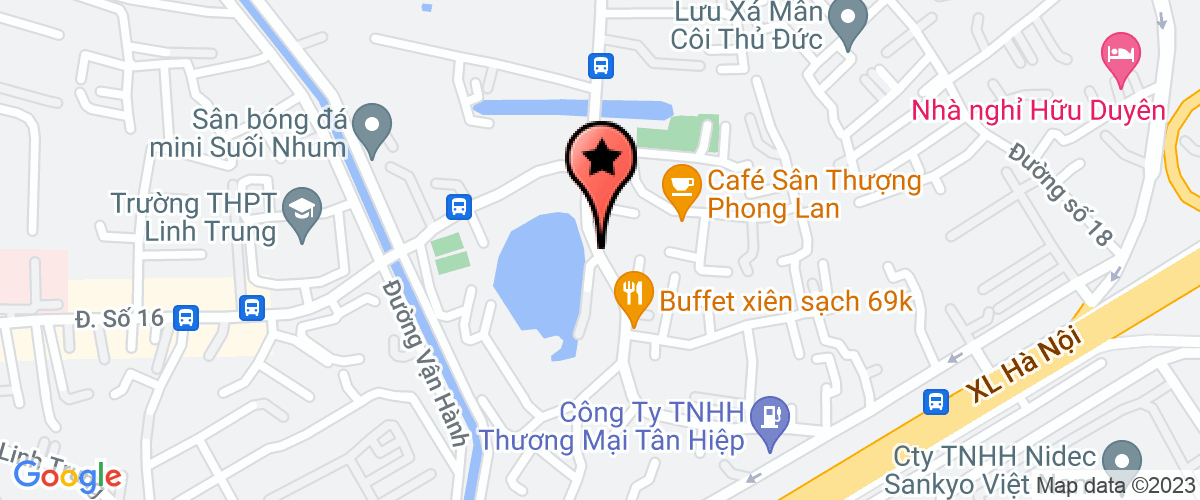 Map go to Nam Ha Technical Trading Company Limited