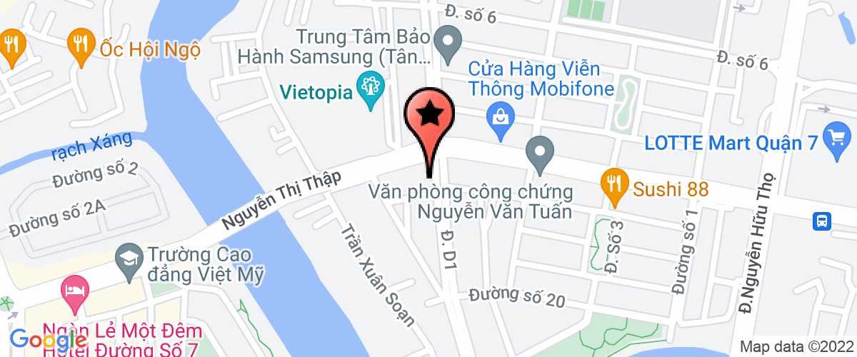 Bản đồ đến Công Ty TNHH Legentry Technologies Việt Nam