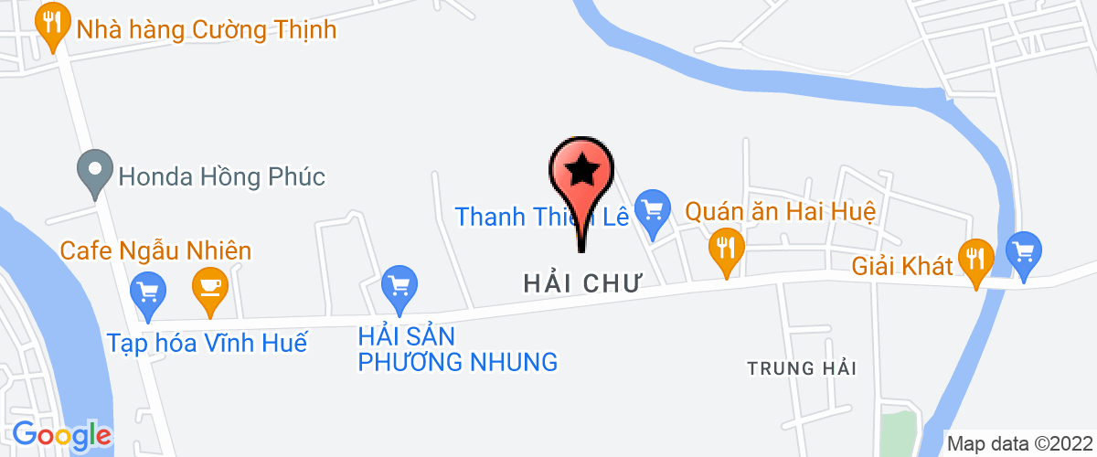 Map go to Trung Hai Secondary School