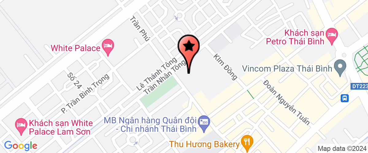 Map go to Phat trien cum cong nghiep thanh pho Thai Binh Center