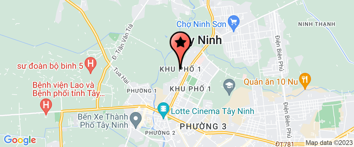 Map go to Phong Thi xa Tay Ninh Economy
