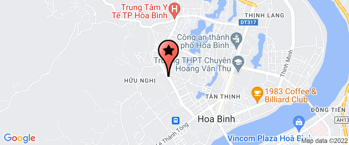 Map go to Hoi Chu Thap Do Thanh Pho Hoa Binh