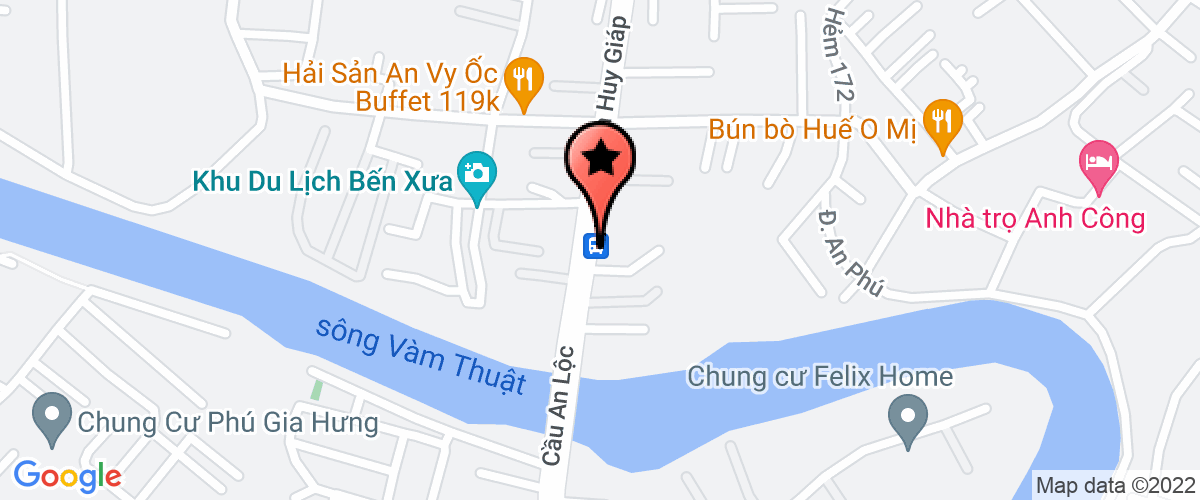 Map go to Anh Dao Coffee Private Enterprise