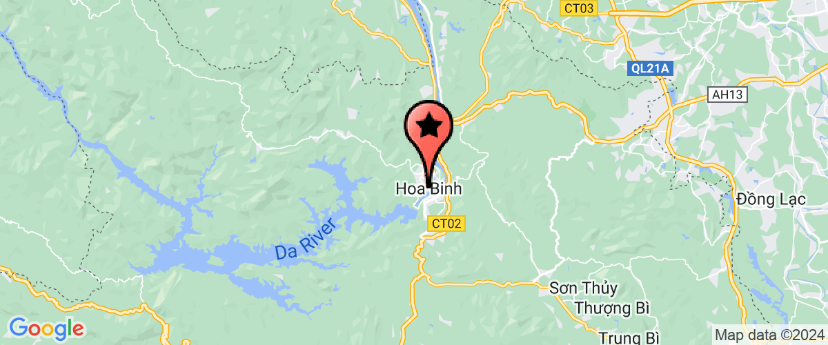 Map go to Hoa Binh Industrial Zone Infrastructure Investment Joint Stock Company