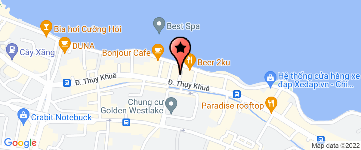 Map go to Asinco VietNam Development Investment Company Limited