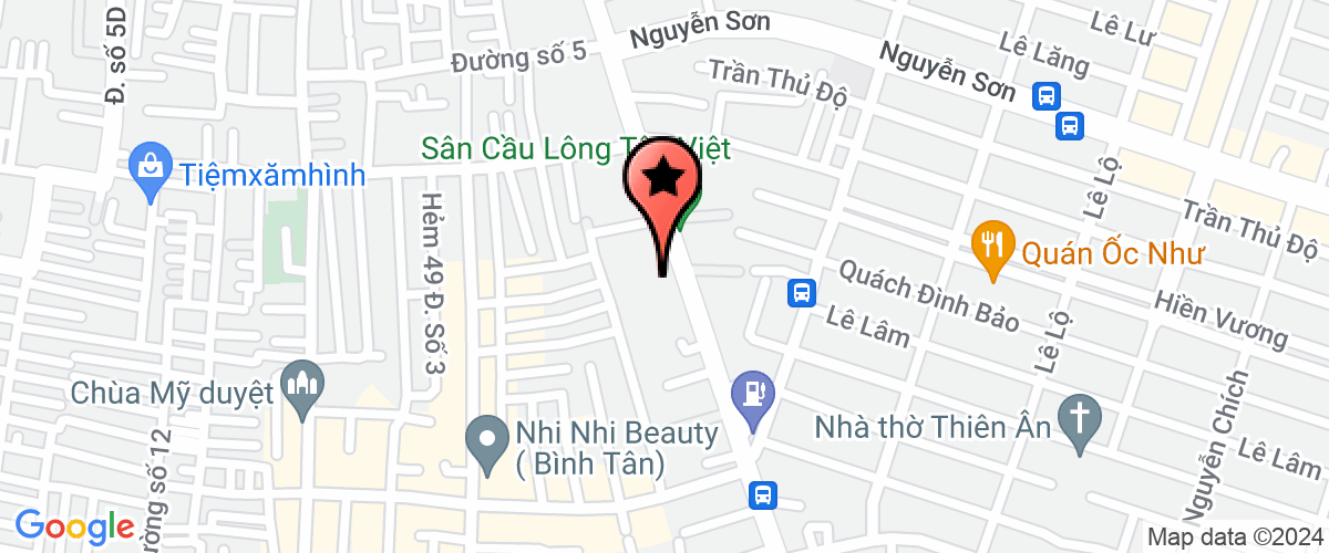 Map go to Tan Khanh Hoang 268 Construction And Trading Company Limited