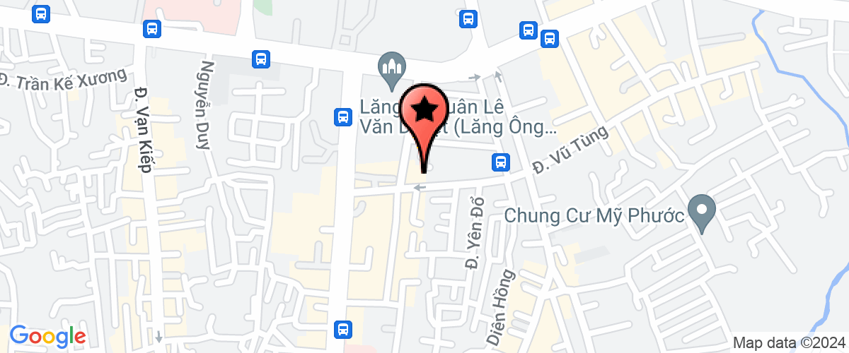 Map go to Trang Sao Company Limited