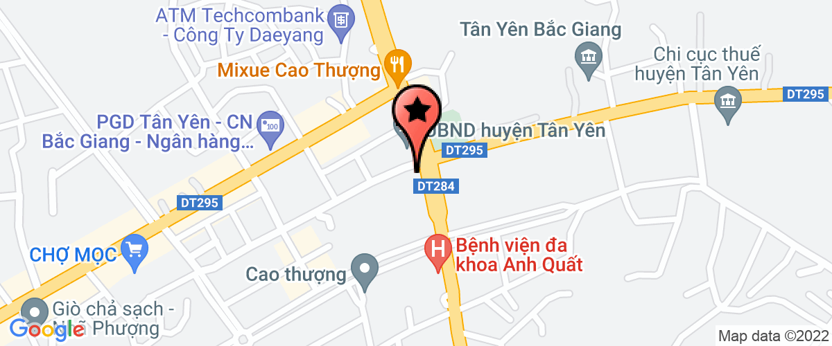 Map go to Nam Ninh Service Trading Company Limited