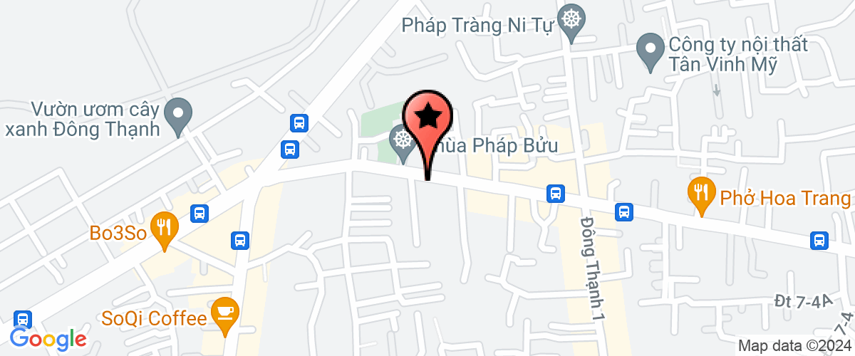 Map go to Tien Phat Dat Trading Production Company Limited
