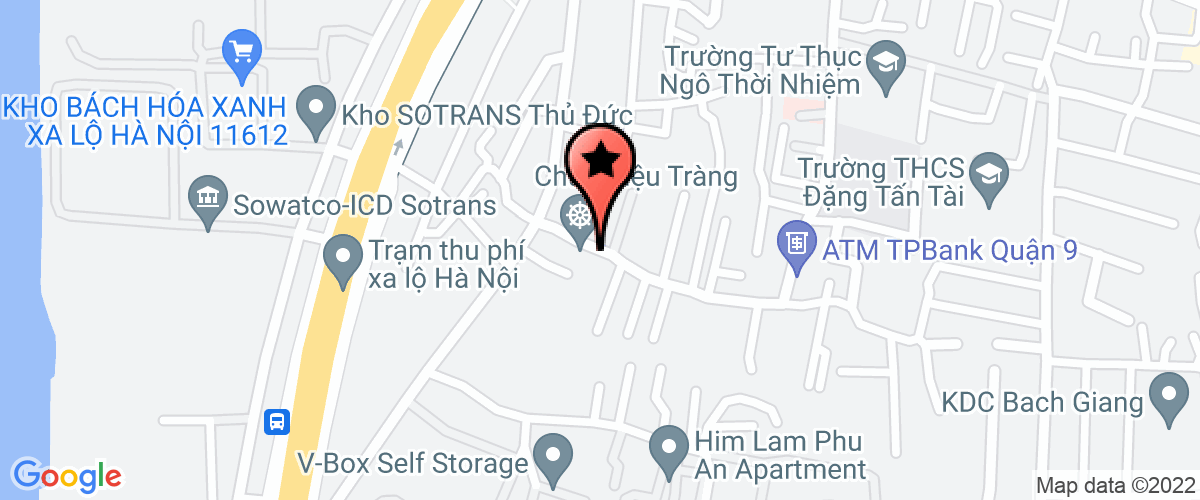 Bản đồ đến Công Ty TNHH Dịch Vụ Môi Trường Phan Văn Tùng