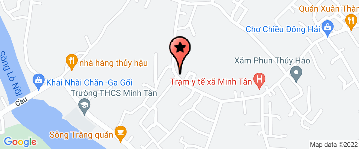 Map go to uy ban nhan dan xa Minh Tan