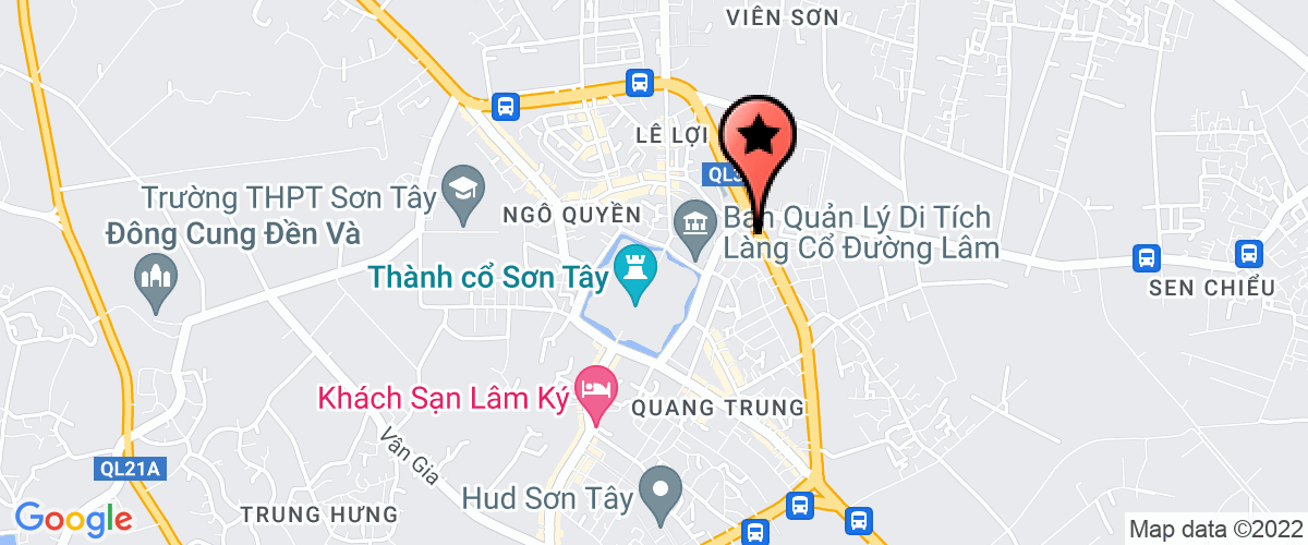 Map go to Son Tay General Business Joint Stock Company