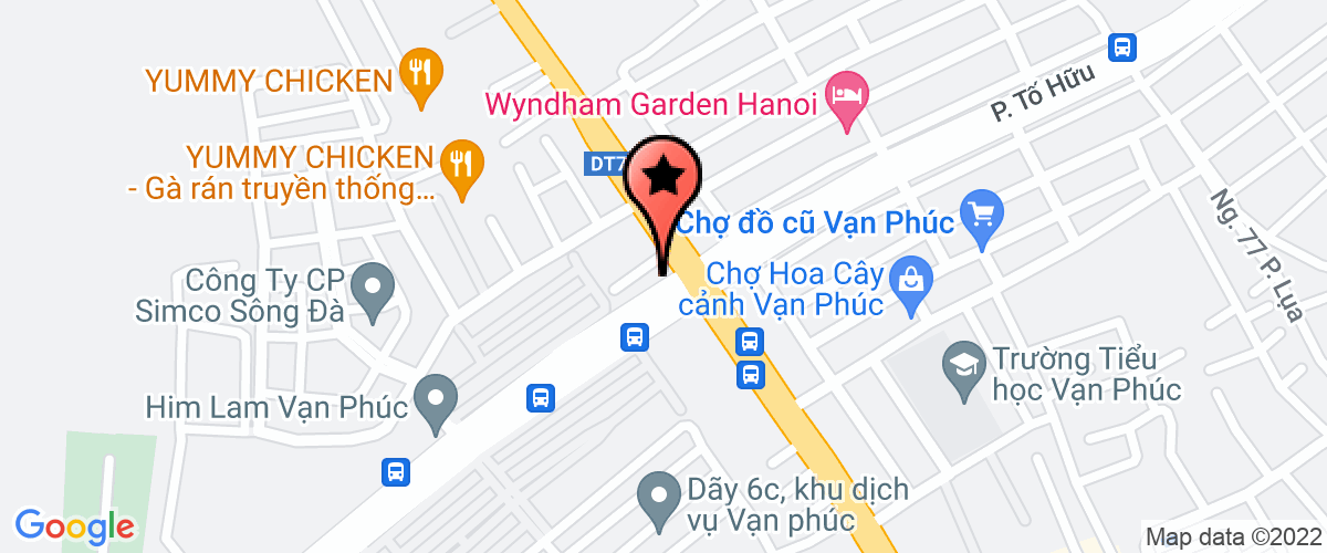 Map go to Hoa Binh Xanh Development Joint Stock Company