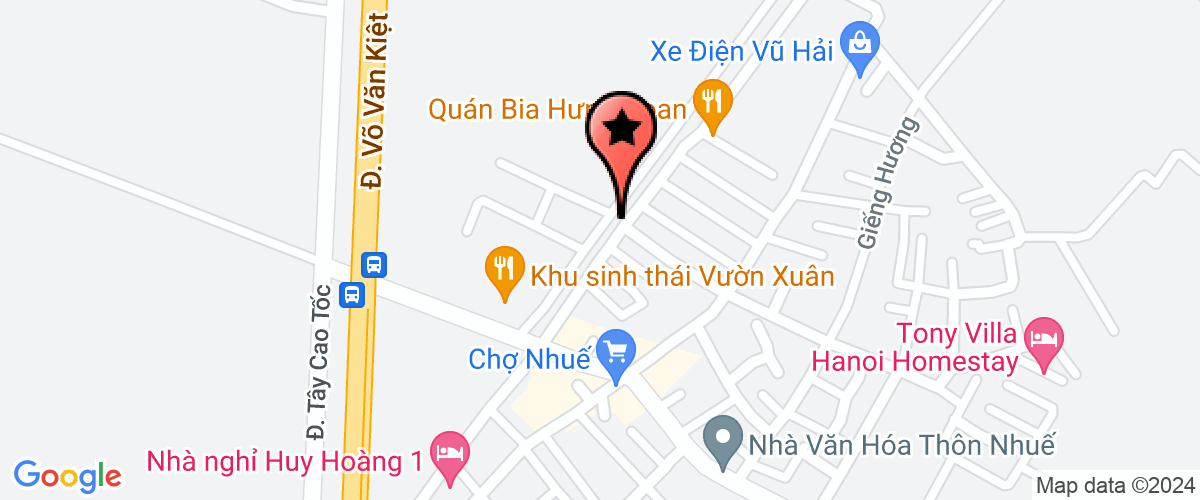Map go to Tien Ngoc Trading Construction Company Limited