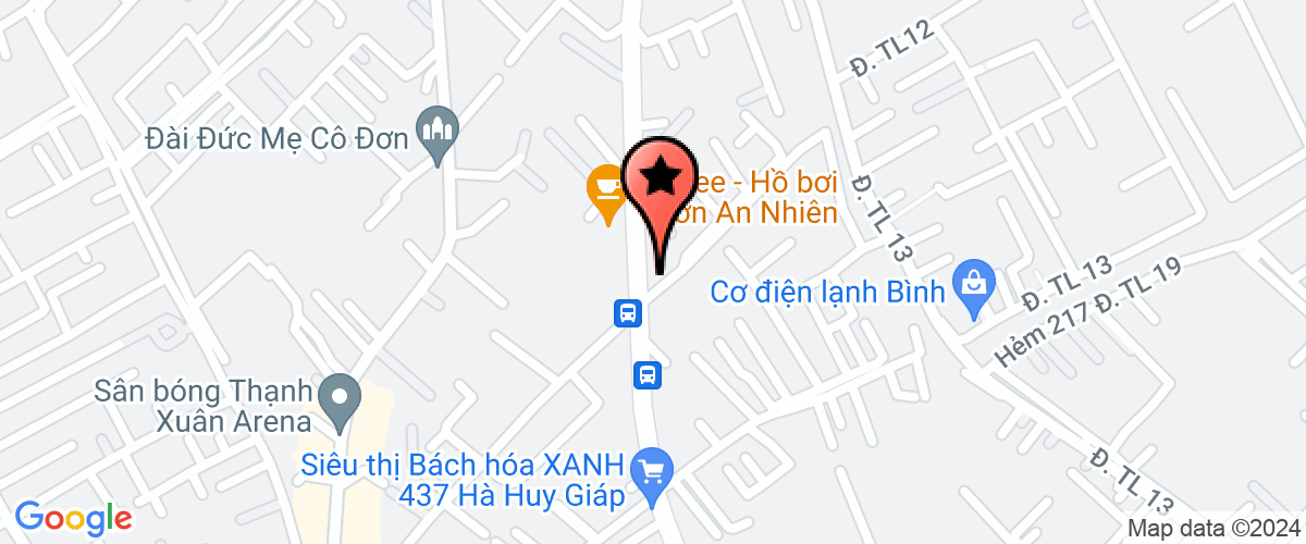 Map go to Dia Oc Do Dac  Dien Khang Construction And Trading Company Limited