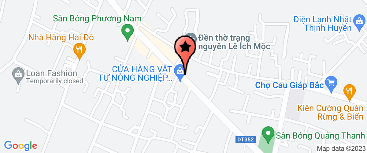 Bản đồ đến Công Ty TNHH Thương Mại Và Dịch Vụ Vân Phú