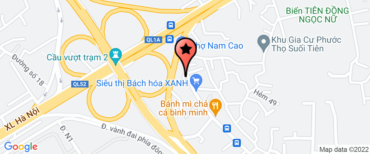 Map go to Nhat Quang Long Production Trading Services Company Limited