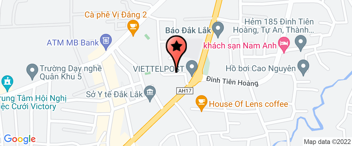 Map go to Nguyen Sinh Investment Joint Stock Company
