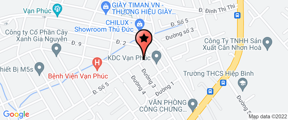 Map go to Thai Duong Service Company Limited