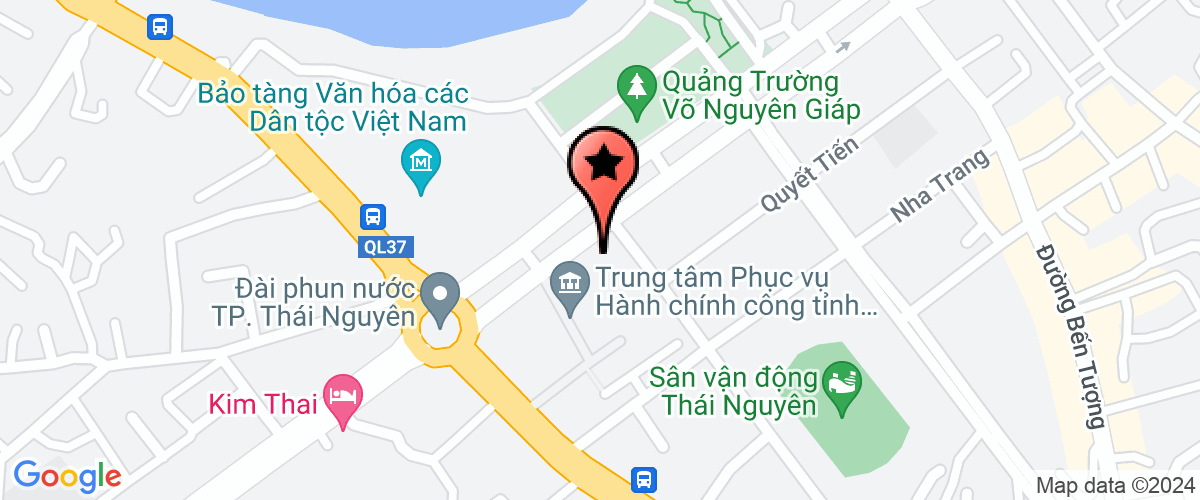 Map go to AC - Thuy Dien - Hoi lien hiep  Thai Nguyen Province Women Project