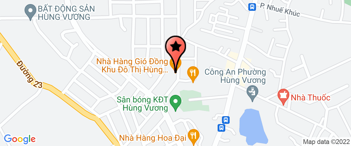 Map go to Ap Luc Phuc Yen Mechanical Joint Stock Company