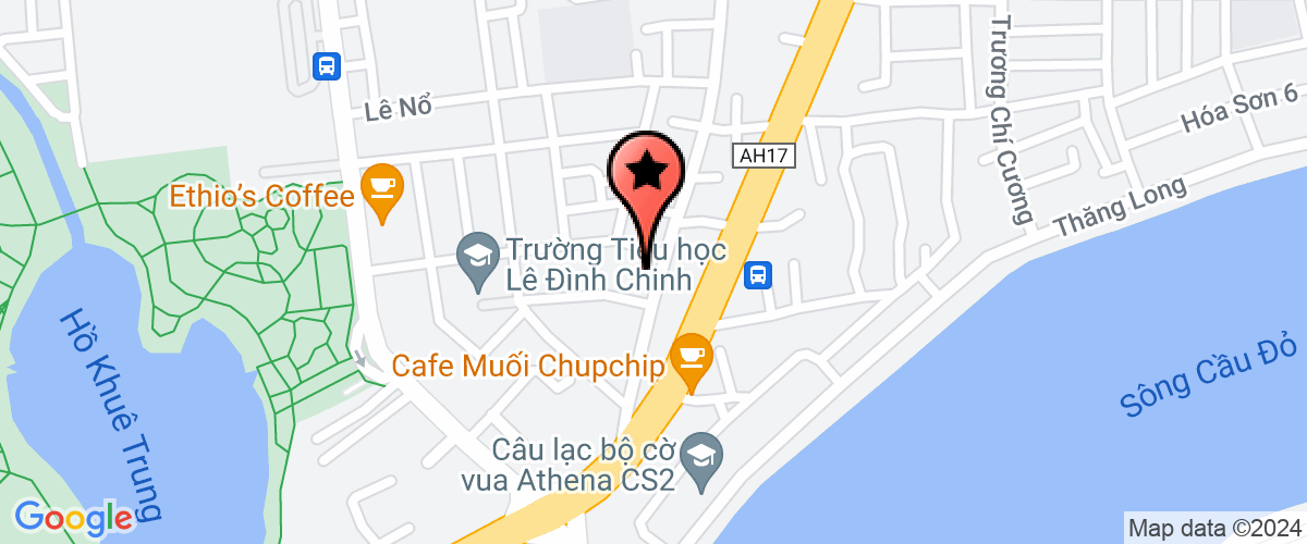 Map go to Ha Huong - Cuong Gian Company Limited