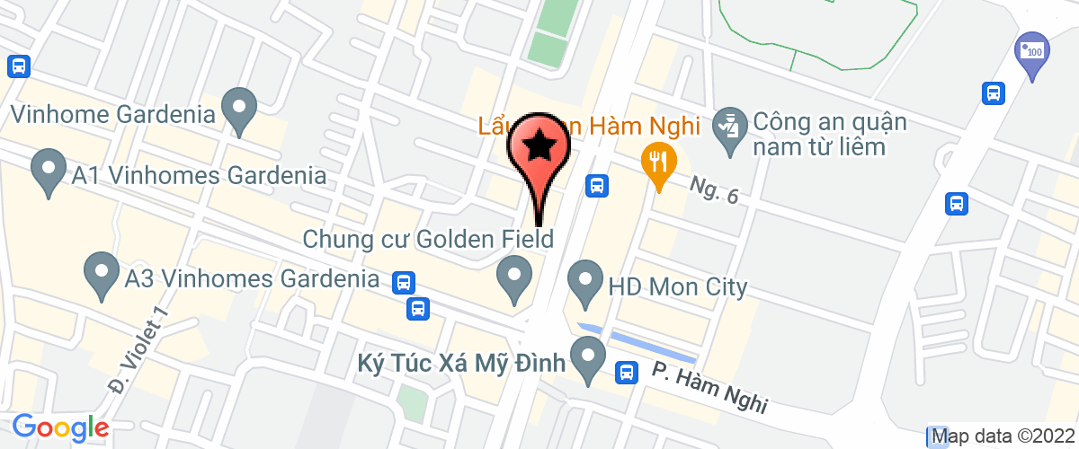 Map go to Hung Vuong Service and Investment Joint Stock Company