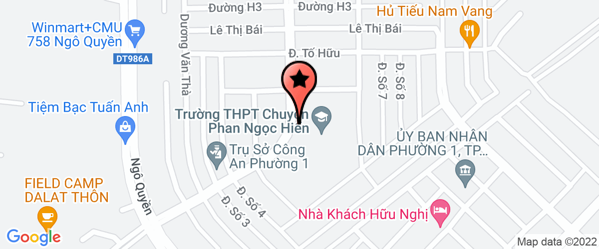 Map go to Chanh Hong Private Enterprise