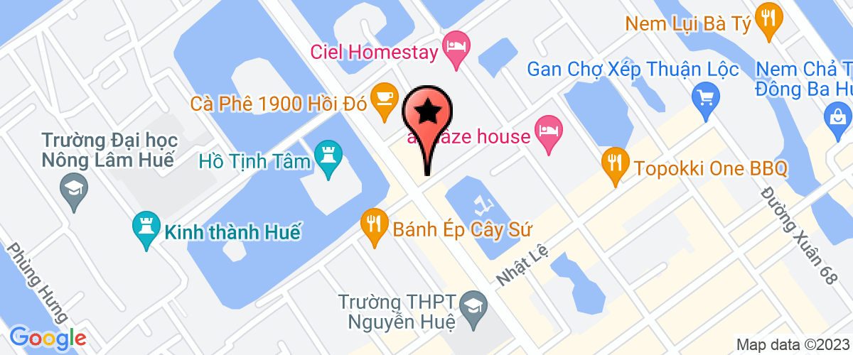 Map go to Be Vang Tran Thi Ly Restaurant Private Enterprise