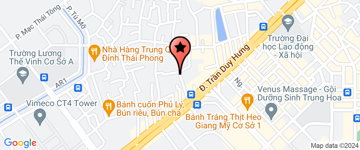 Map go to Quan Trac Tu Dong Environmental Equipment Development Joint Stock Company