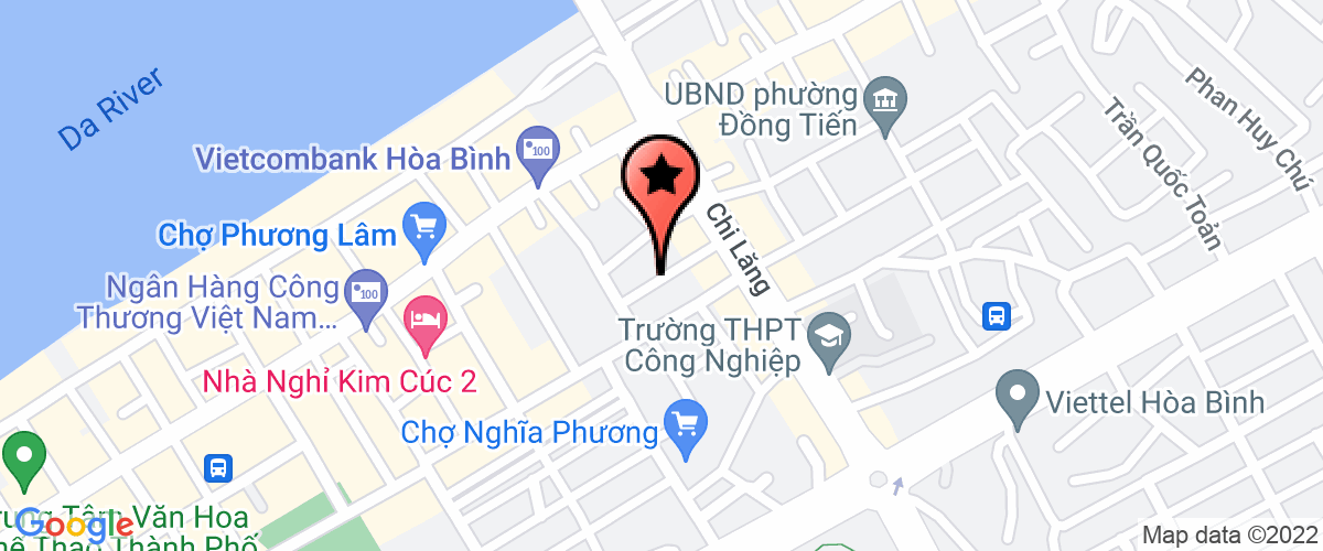 Map go to Loc Phat Hoa Binh Construction Joint Stock Company