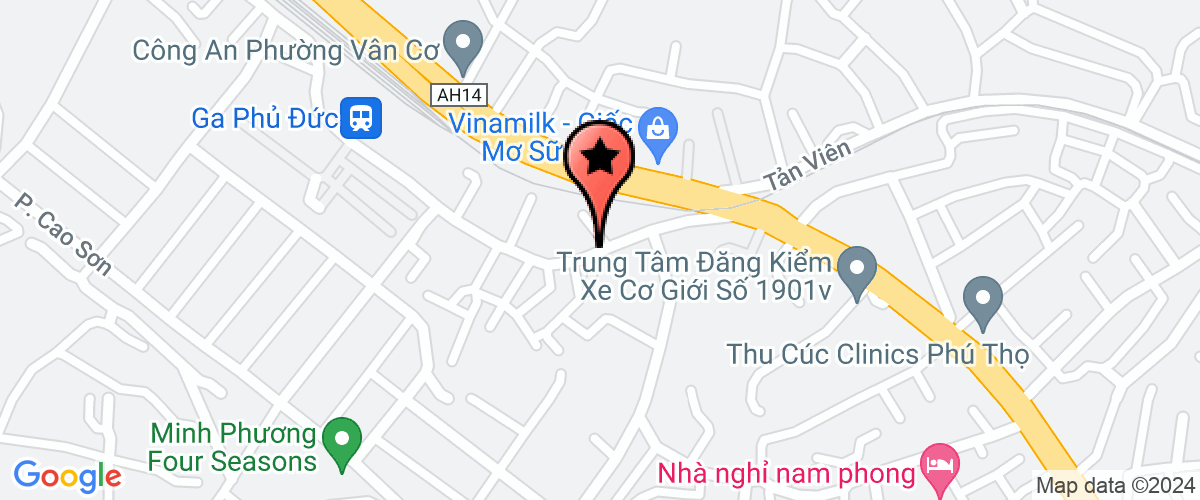 Map go to Phu Hoang Phu Tho Joint Stock Company