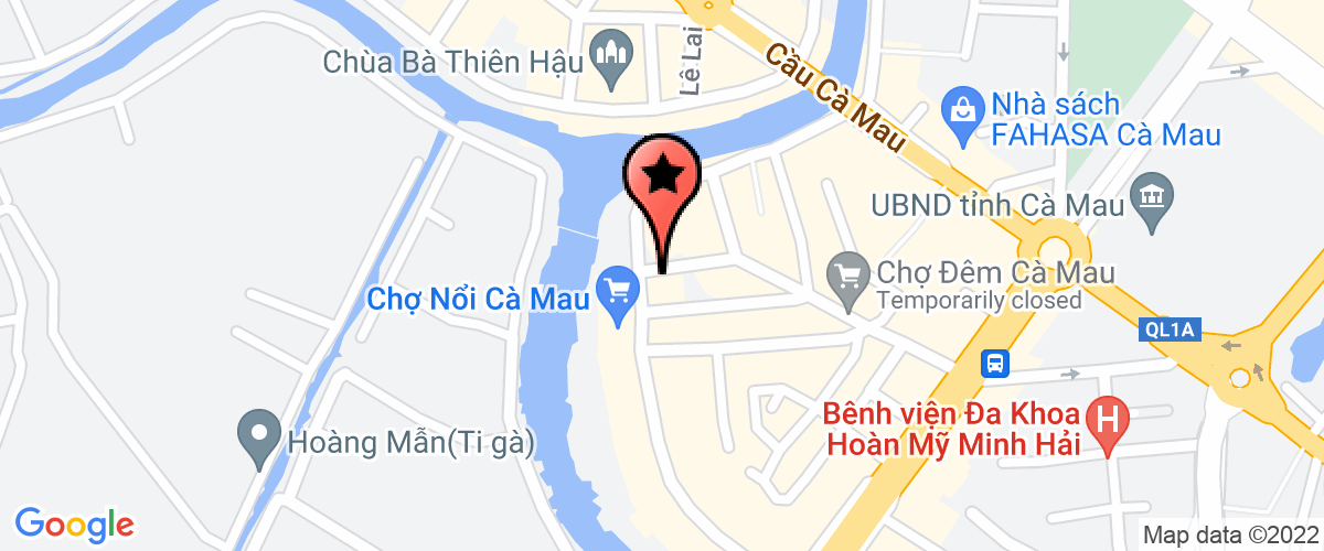Map go to Ngoc Vy Seafood Private Enterprise