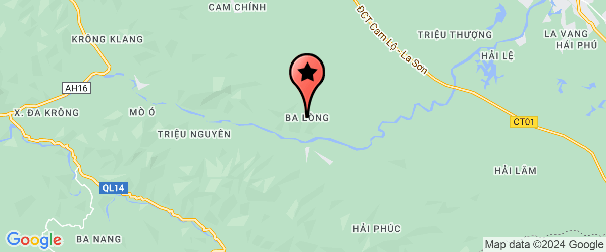 Map go to Ba Long Elementary School