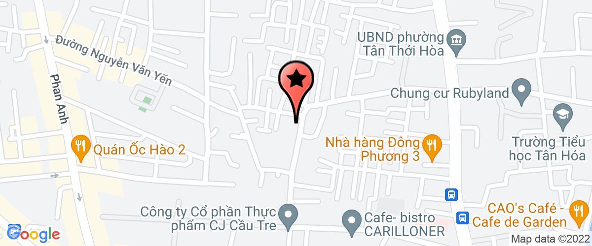 Bản đồ đến Công Ty TNHH TM DV Đông Phương Xanh