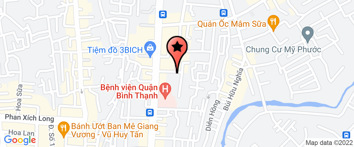 Map go to Hoang Duc Real-Estate Trading Investment Import Export Joint Stock Company