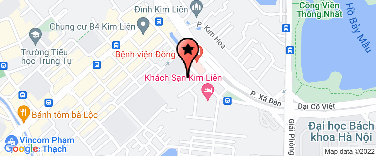 Map go to Bac A - Branch of Kim Lien Commercial Joint Stock Bank