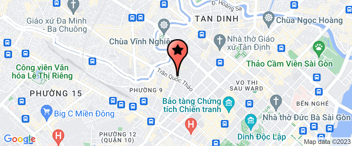 Map go to Branch of  Su Malattia Cesare in Ho Chi Minh City Law Office