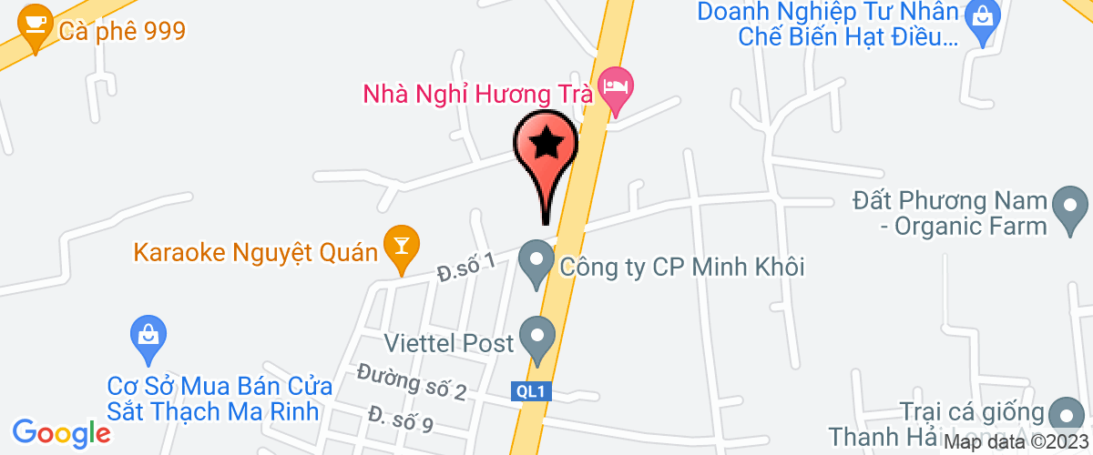 Map go to Dich vu co khi Nong nghiep Long an Company