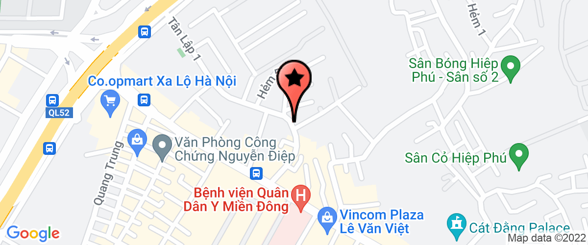 Map go to DNTN Sai Gon Du Thuyen