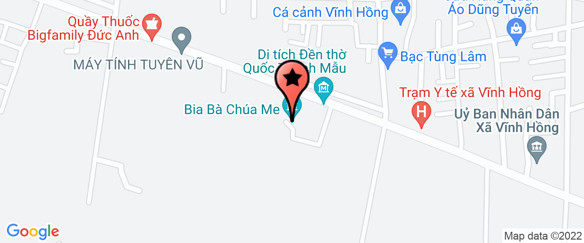 Map go to Mt Vu Gia Hd Company Limited