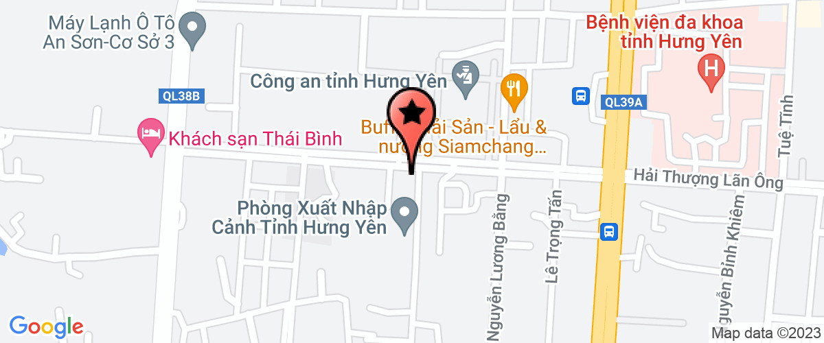Map go to Hung Yen To Hieu Printing Joint Stock Company