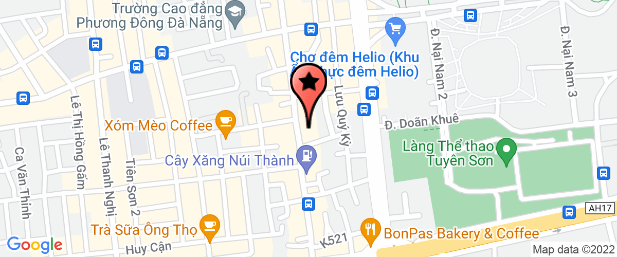 Map go to Buu Chinh Dpt Telecommunication Joint Stock Company